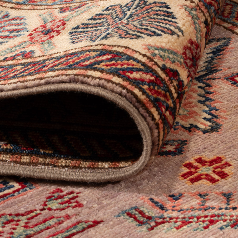 Biegacz Dywan Ziegler - Kazak - 250 x 78 cm - łososiowy