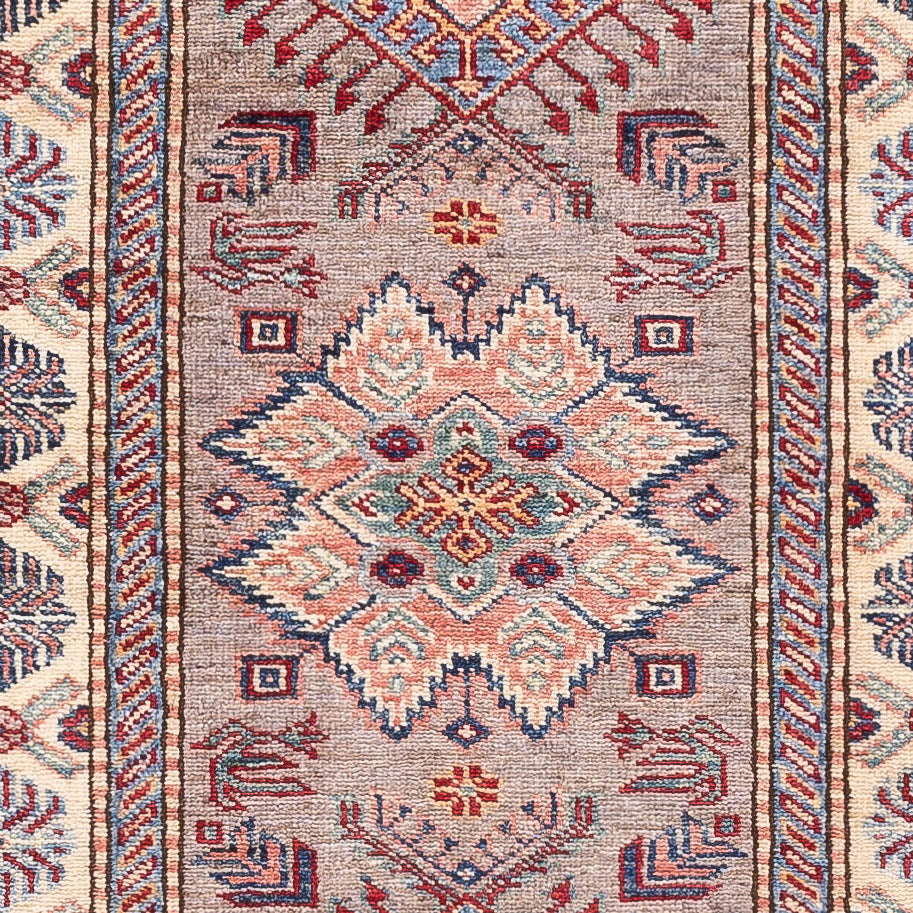 Biegacz Dywan Ziegler - Kazak - 252 x 76 cm - łososiowy