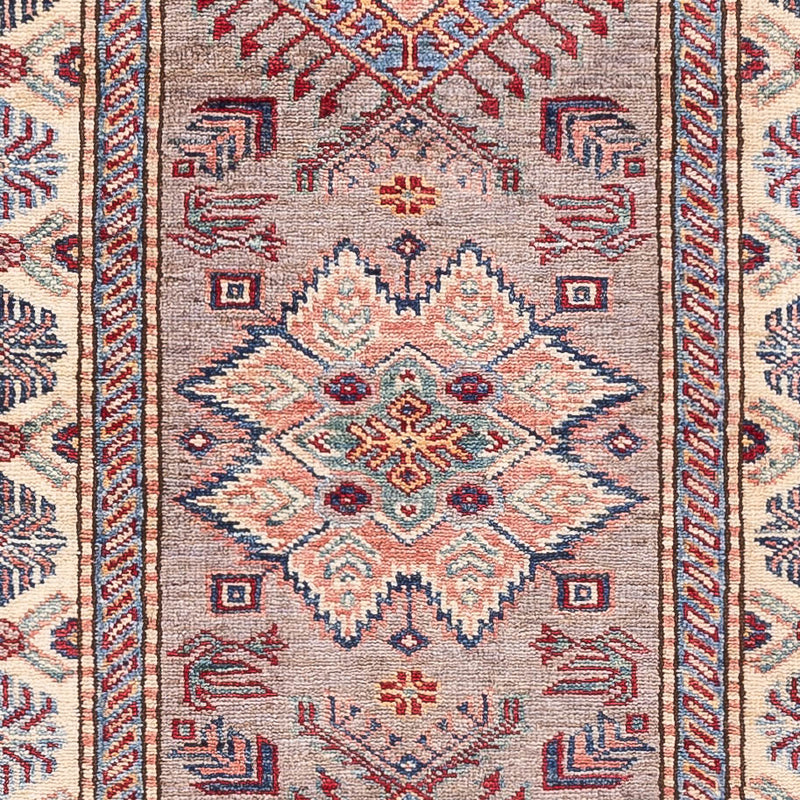 Biegacz Dywan Ziegler - Kazak - 252 x 76 cm - łososiowy