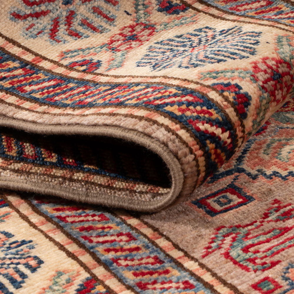 Biegacz Dywan Ziegler - Kazak - 252 x 76 cm - łososiowy