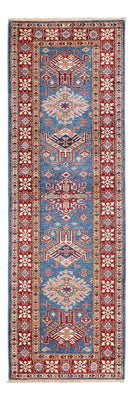 Biegacz Dywan Ziegler - Kazak - 240 x 75 cm - niebieski