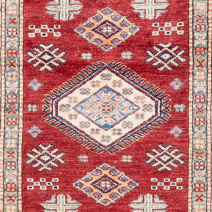 Biegacz Dywan Ziegler - Kazak - 238 x 75 cm - czerwony