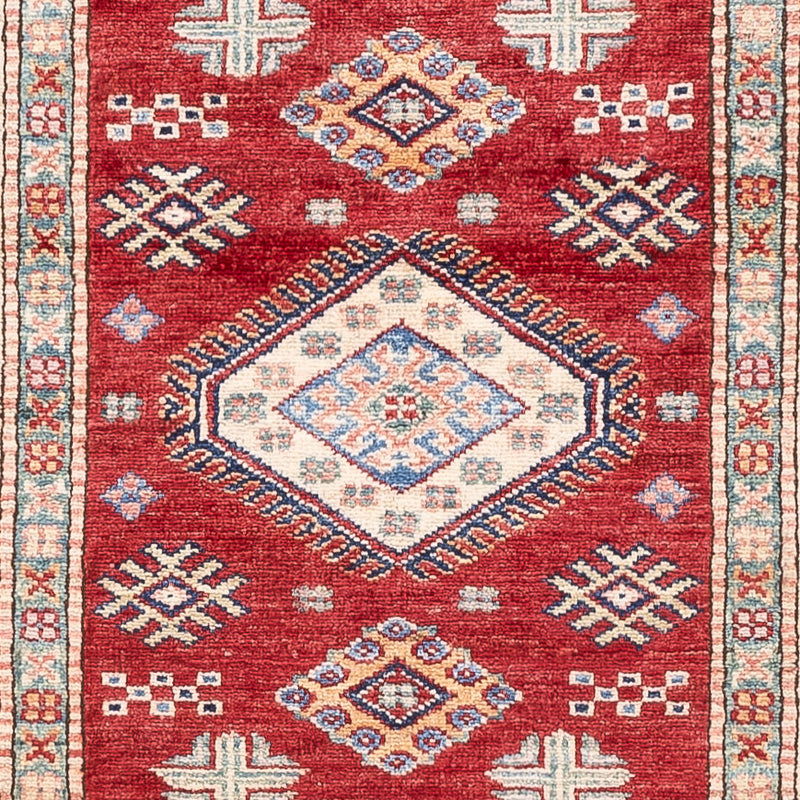 Biegacz Dywan Ziegler - Kazak - 238 x 75 cm - czerwony