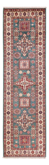 Biegacz Dywan Ziegler - Kazak - 253 x 79 cm - ciemna zieleń
