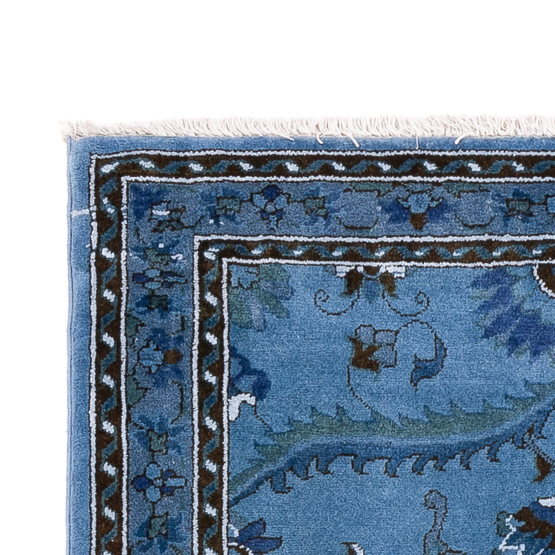 Biegacz Dywan Ziegler - Modern - 245 x 80 cm - niebieski