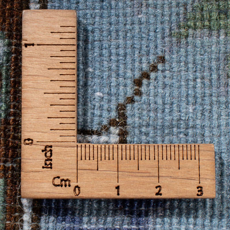 Biegacz Dywan Ziegler - Modern - 245 x 80 cm - niebieski