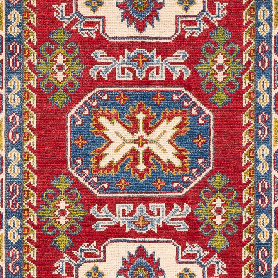 Biegacz Dywan Ziegler - Kazak - 300 x 80 cm - czerwony