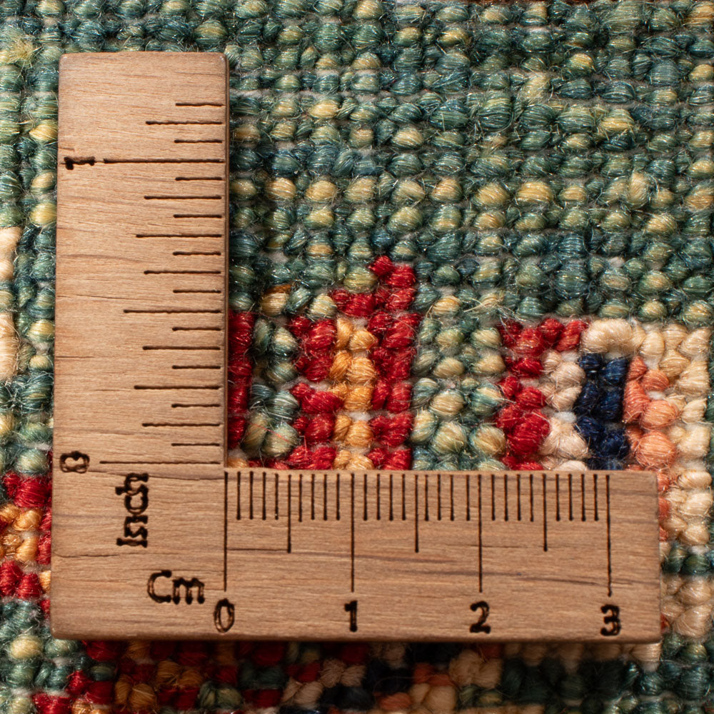 Biegacz Dywan Ziegler - Kazak - 248 x 75 cm - ciemna zieleń