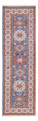 Biegacz Dywan Ziegler - Kazak - 247 x 73 cm - niebieski