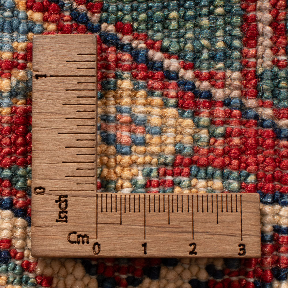 Biegacz Dywan Ziegler - Kazak - 256 x 74 cm - zielona