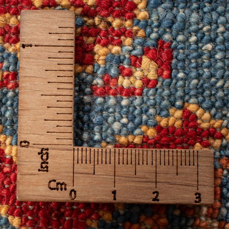 Biegacz Dywan Ziegler - Kazak - 287 x 78 cm - niebieski