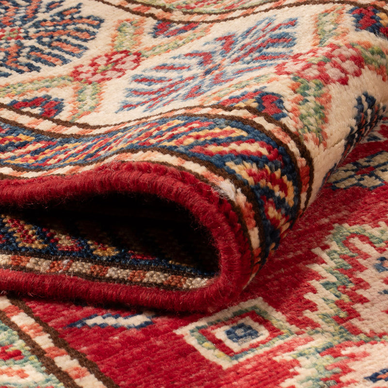 Biegacz Dywan Ziegler - Kazak - 263 x 76 cm - czerwony