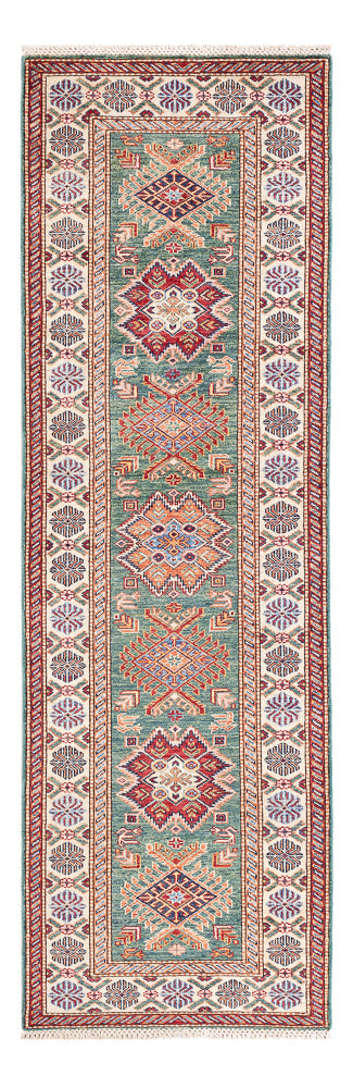 Biegacz Dywan Ziegler - Kazak - 244 x 75 cm - jasnozielony