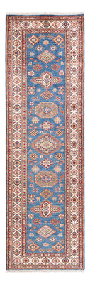 Biegacz Dywan Ziegler - Kazak - 252 x 75 cm - niebieski