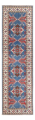 Biegacz Dywan Ziegler - Kazak - 288 x 82 cm - niebieski