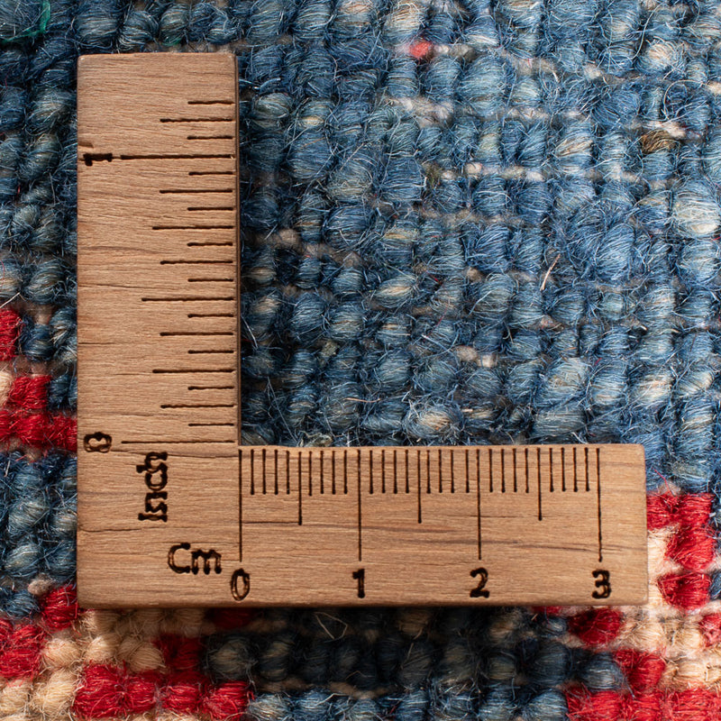 Biegacz Dywan Ziegler - Kazak - 288 x 82 cm - niebieski