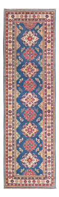 Biegacz Dywan Ziegler - Kazak - 290 x 84 cm - niebieski