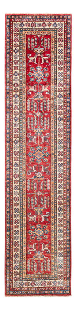 Biegacz Dywan Ziegler - Kazak - 294 x 71 cm - czerwony