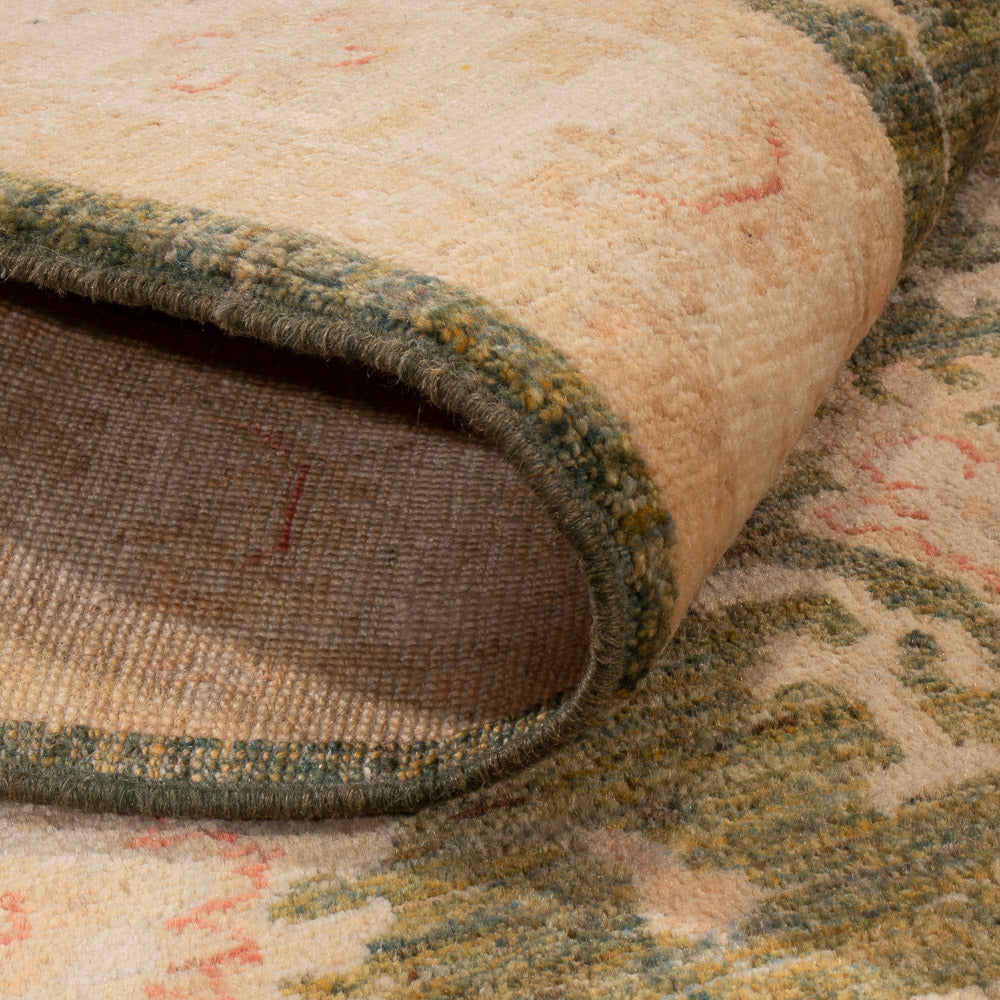 Dywan Zieglera - 146 x 104 cm - oliwkowa zieleń