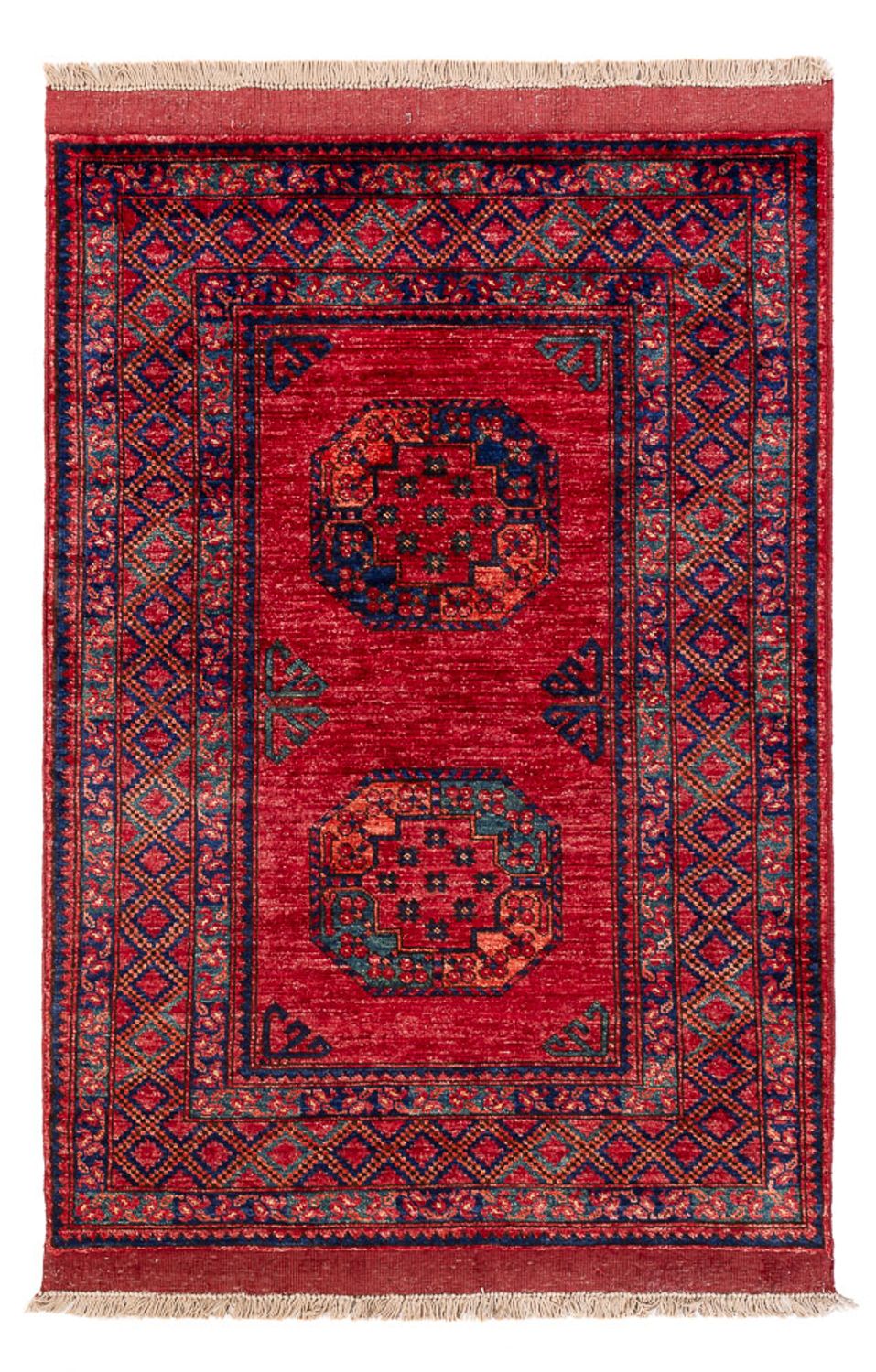 Dywan afgański - 150 x 102 cm - czerwony