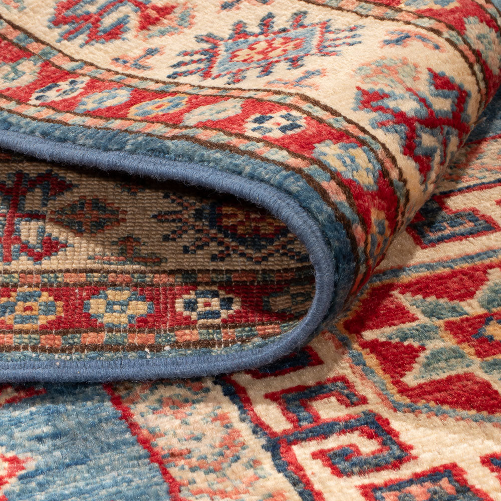 Dywan Ziegler - Kazak - 150 x 97 cm - niebieski