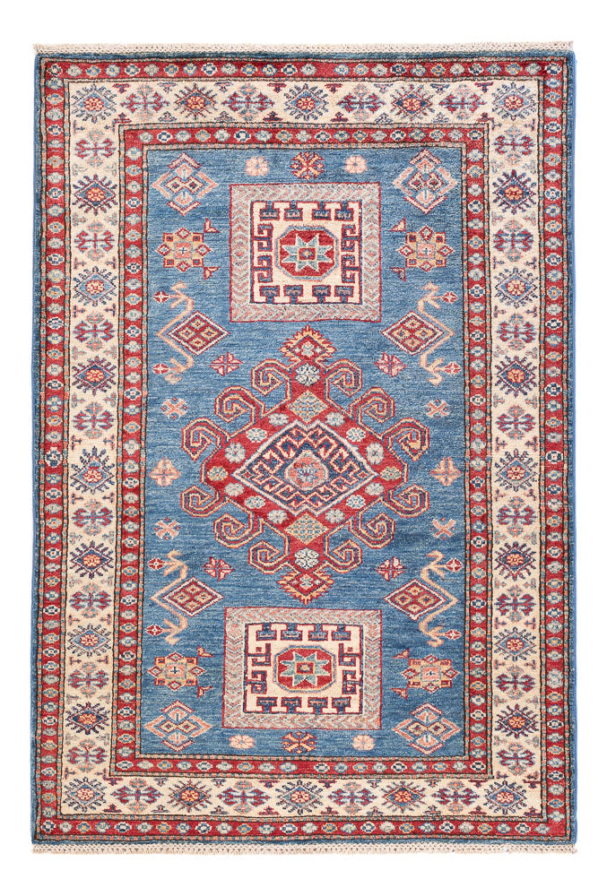 Dywan Ziegler - Kazak - 150 x 104 cm - niebieski