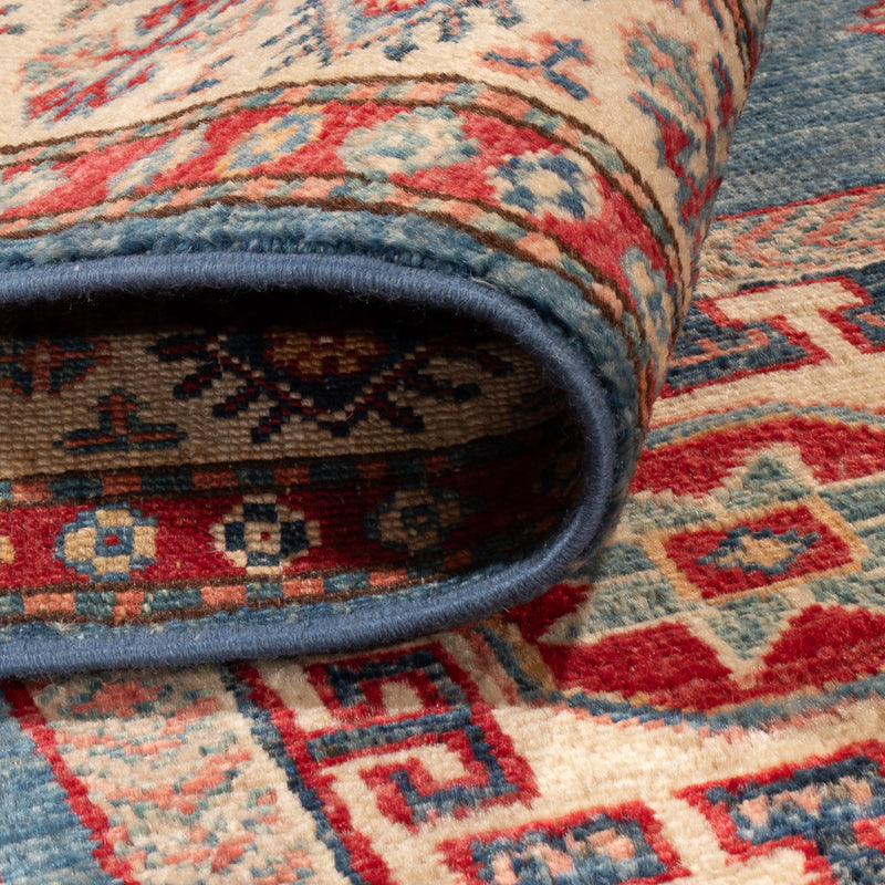 Dywan Ziegler - Kazak - 150 x 104 cm - niebieski