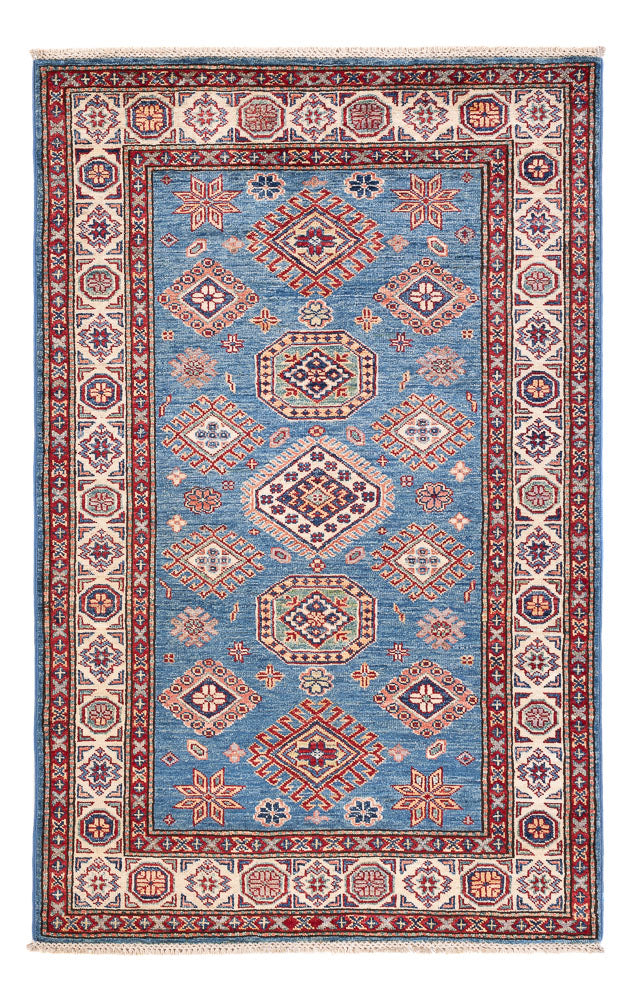 Dywan Ziegler - Kazak - 155 x 99 cm - niebieski