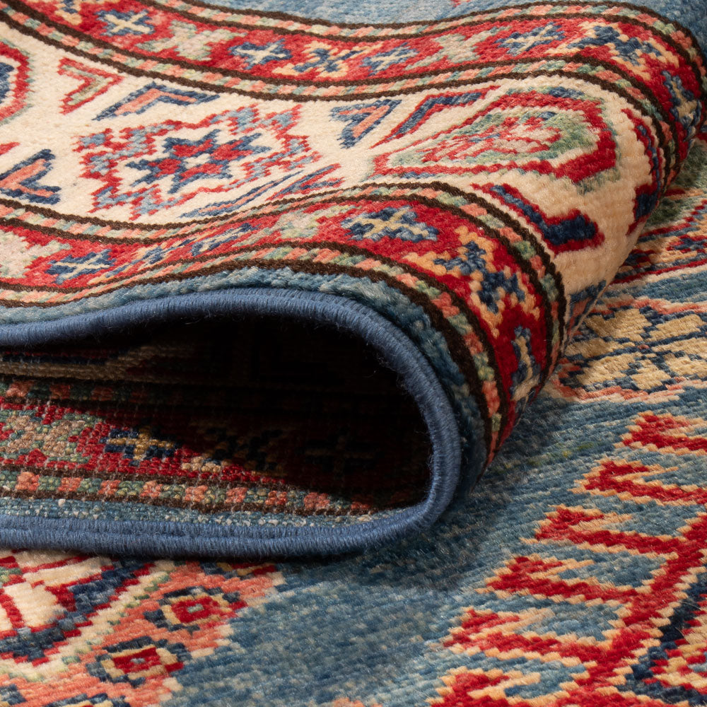 Dywan Ziegler - Kazak - 157 x 101 cm - niebieski