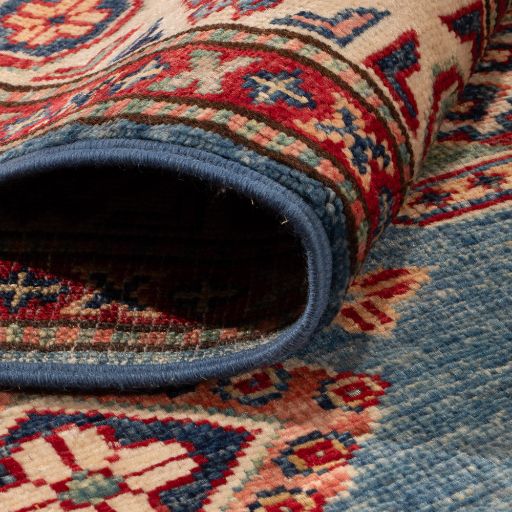 Dywan Ziegler - Kazak - 154 x 101 cm - niebieski