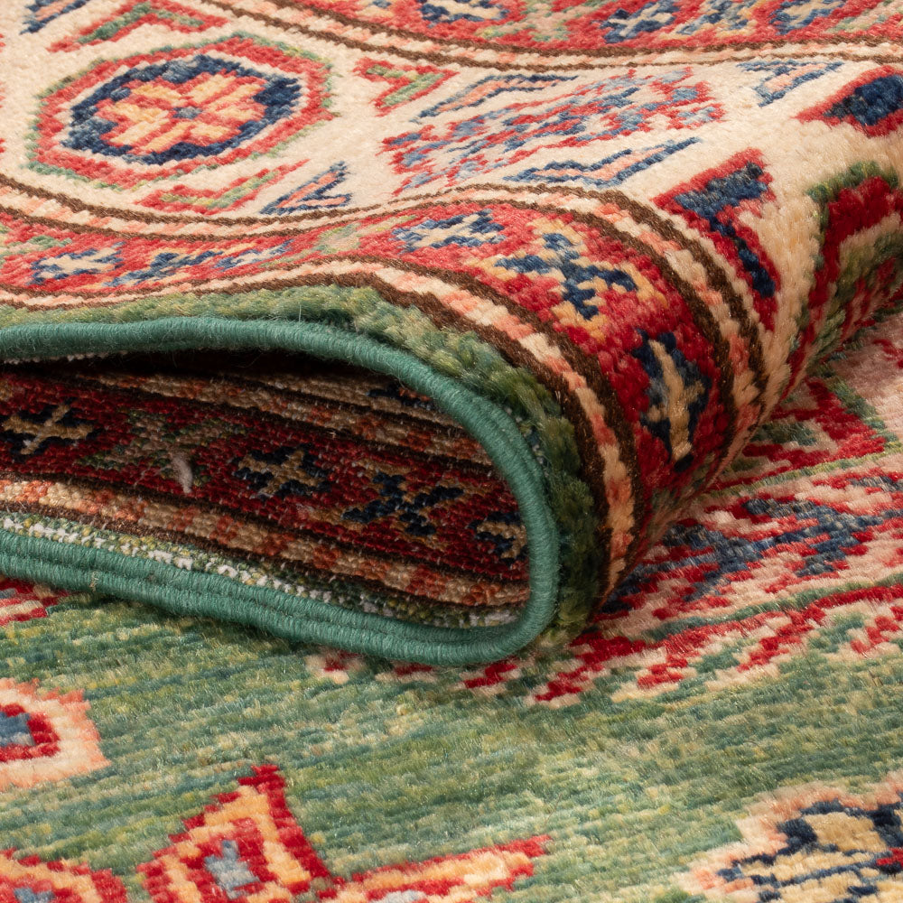 Dywan Ziegler - Kazak - 151 x 105 cm - zielona