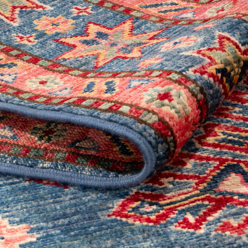 Dywan Ziegler - Kazak - 157 x 98 cm - niebieski