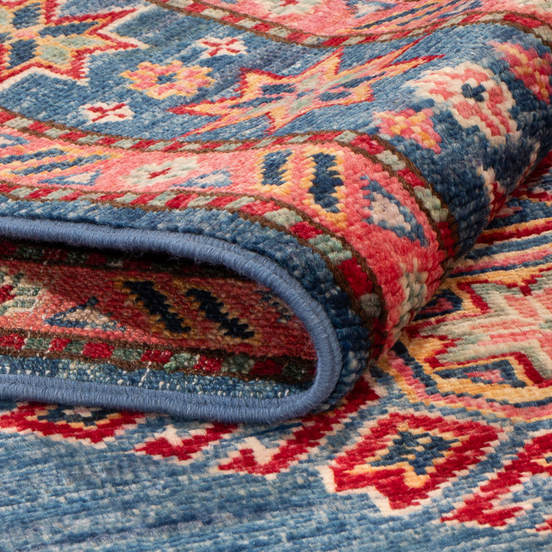 Dywan Ziegler - Kazak - 155 x 101 cm - niebieski