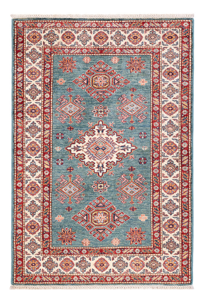 Dywan Ziegler - Kazak - 146 x 99 cm - zielona