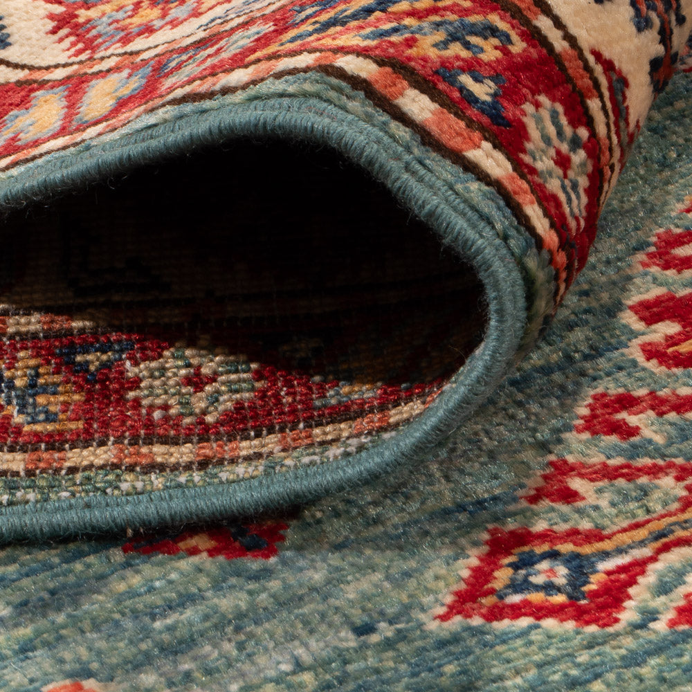 Dywan Ziegler - Kazak - 148 x 99 cm - zielona