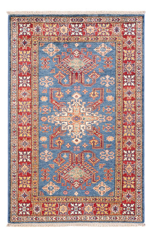 Dywan Ziegler - Kazak - 154 x 99 cm - niebieski