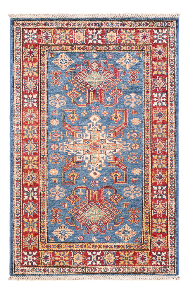 Dywan Ziegler - Kazak - 154 x 99 cm - niebieski
