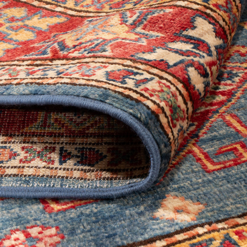 Dywan Ziegler - Kazak - 154 x 99 cm - niebieski