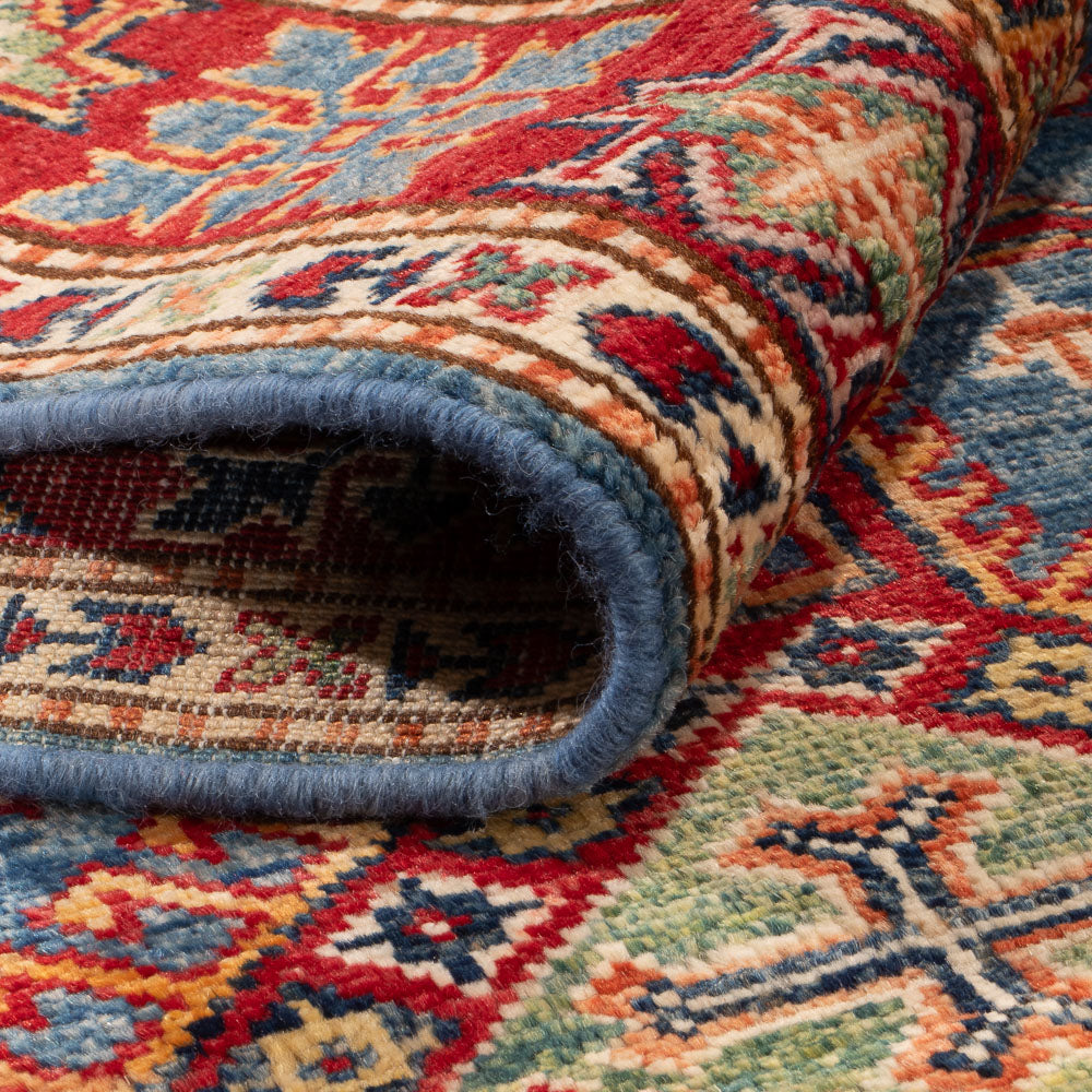 Dywan Ziegler - Kazak - 158 x 97 cm - niebieski