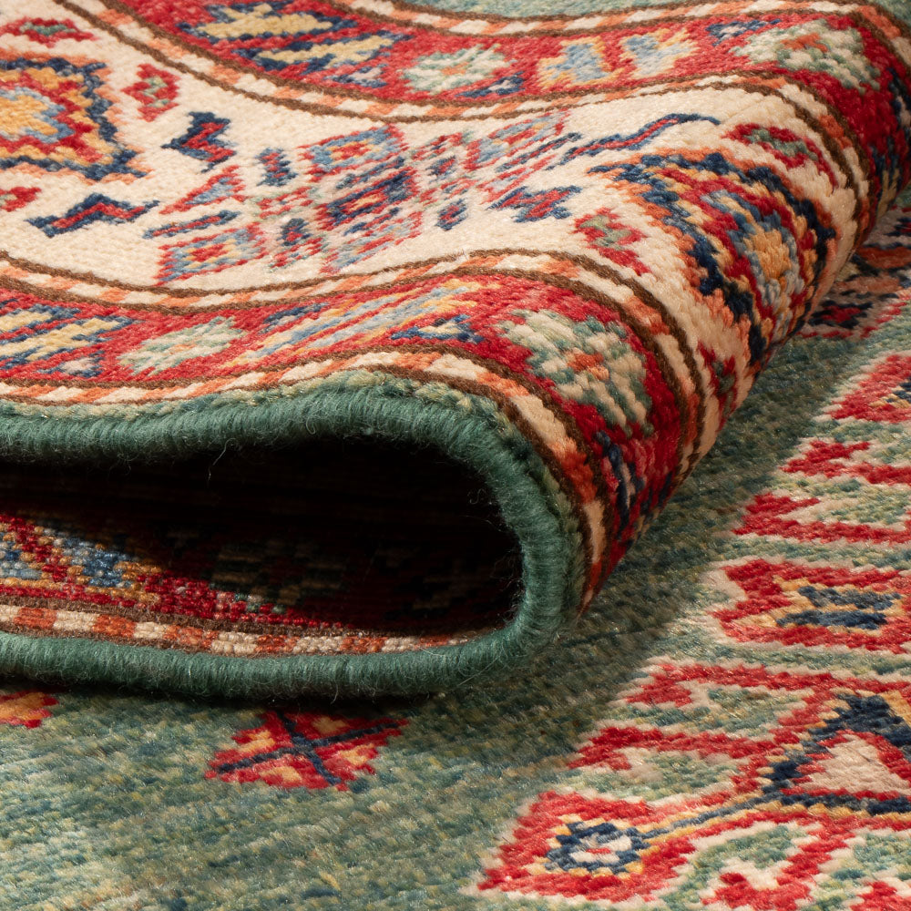 Dywan Ziegler - Kazak - 152 x 99 cm - zielona