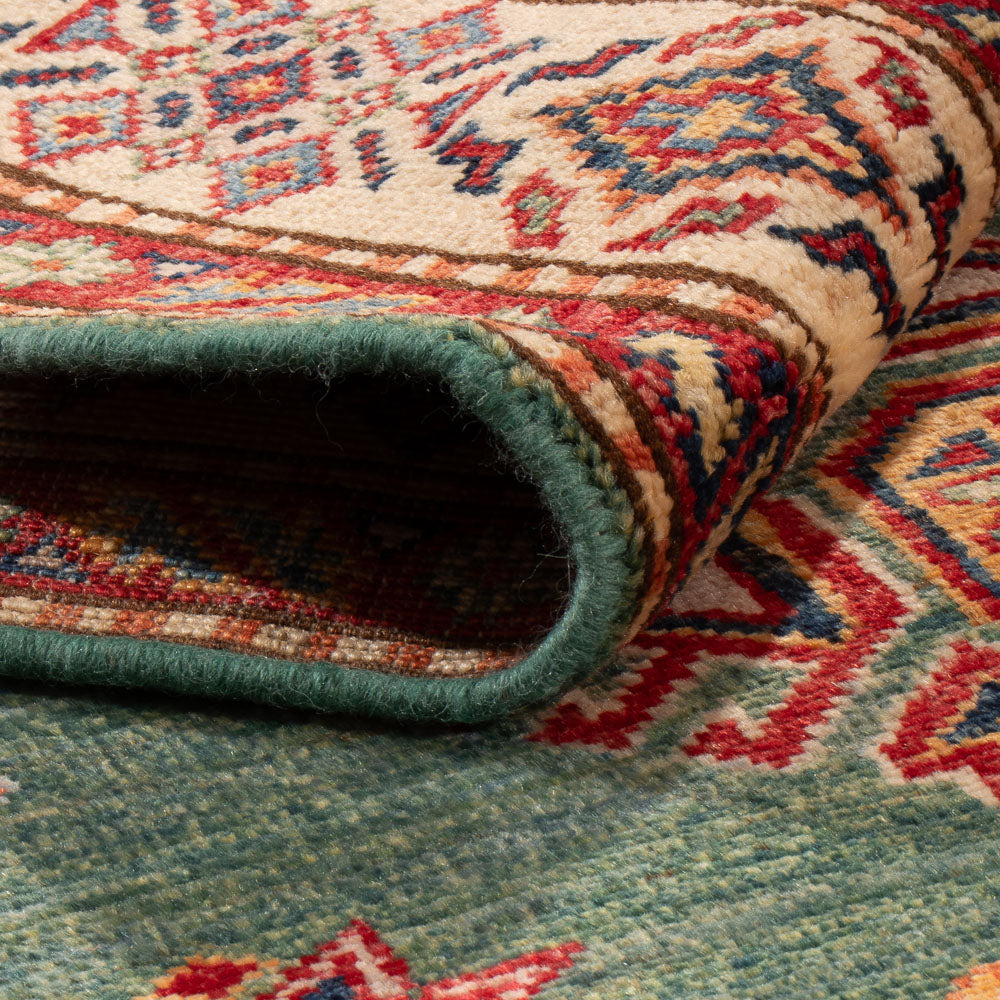 Dywan Ziegler - Kazak - 152 x 100 cm - zielona