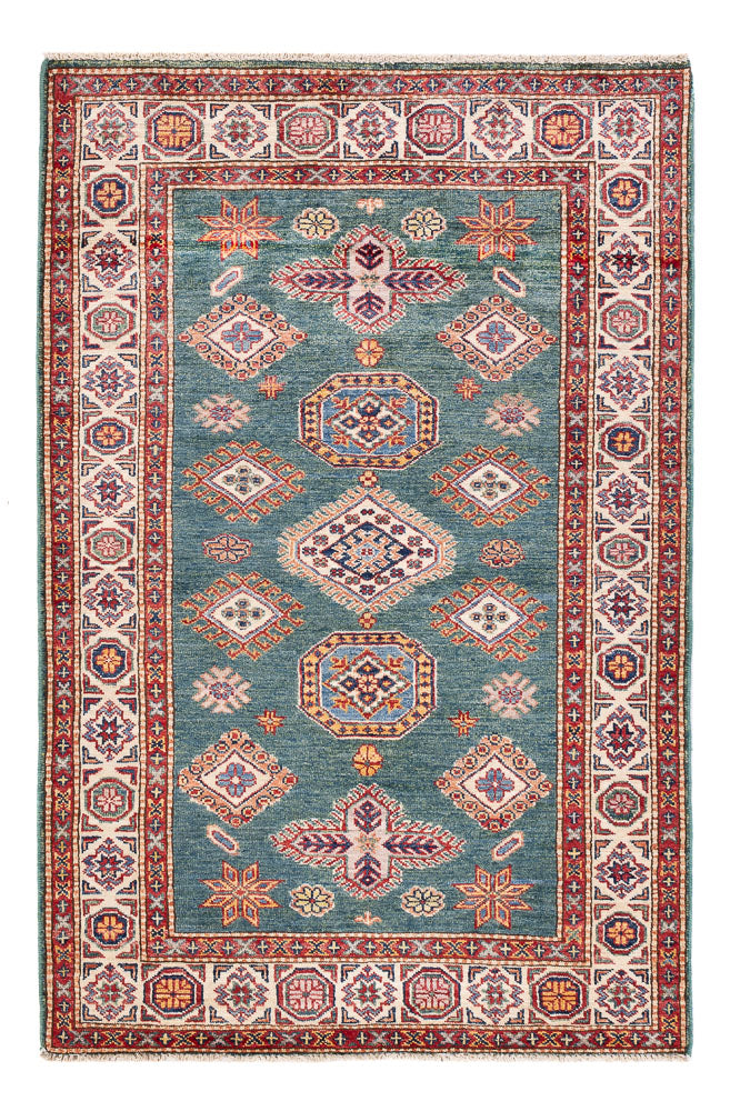 Dywan Ziegler - Kazak - 154 x 102 cm - zielona