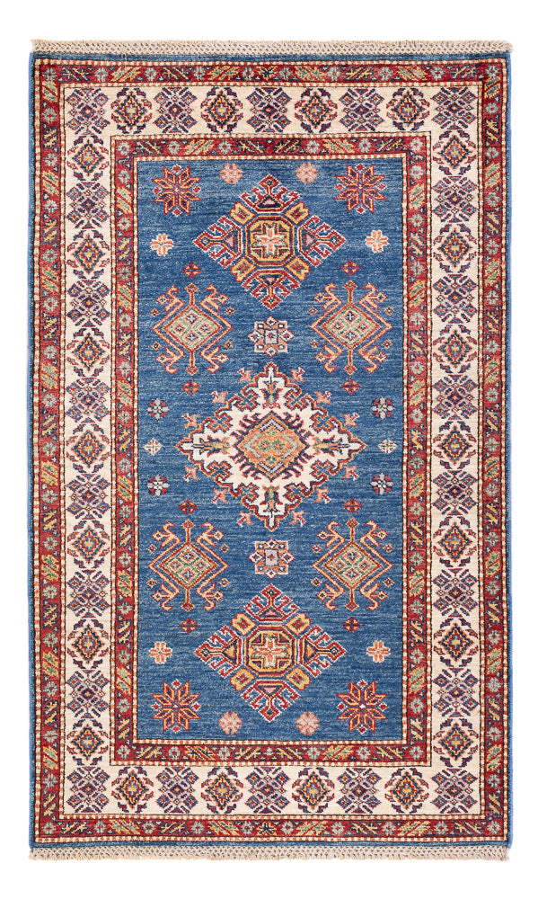 Dywan Ziegler - Kazak - 152 x 95 cm - niebieski