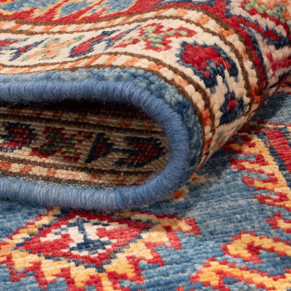 Dywan Ziegler - Kazak - 158 x 100 cm - niebieski