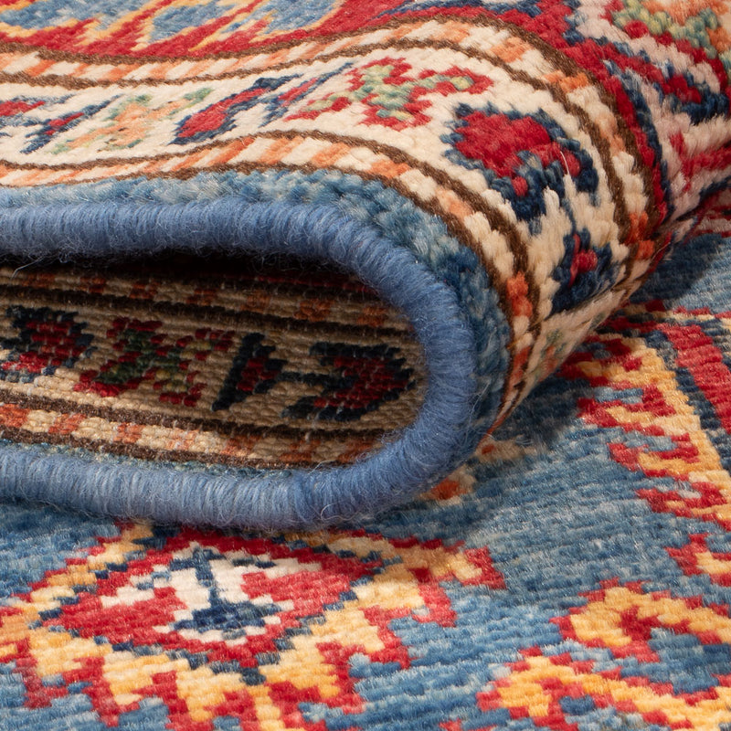 Dywan Ziegler - Kazak - 158 x 100 cm - niebieski