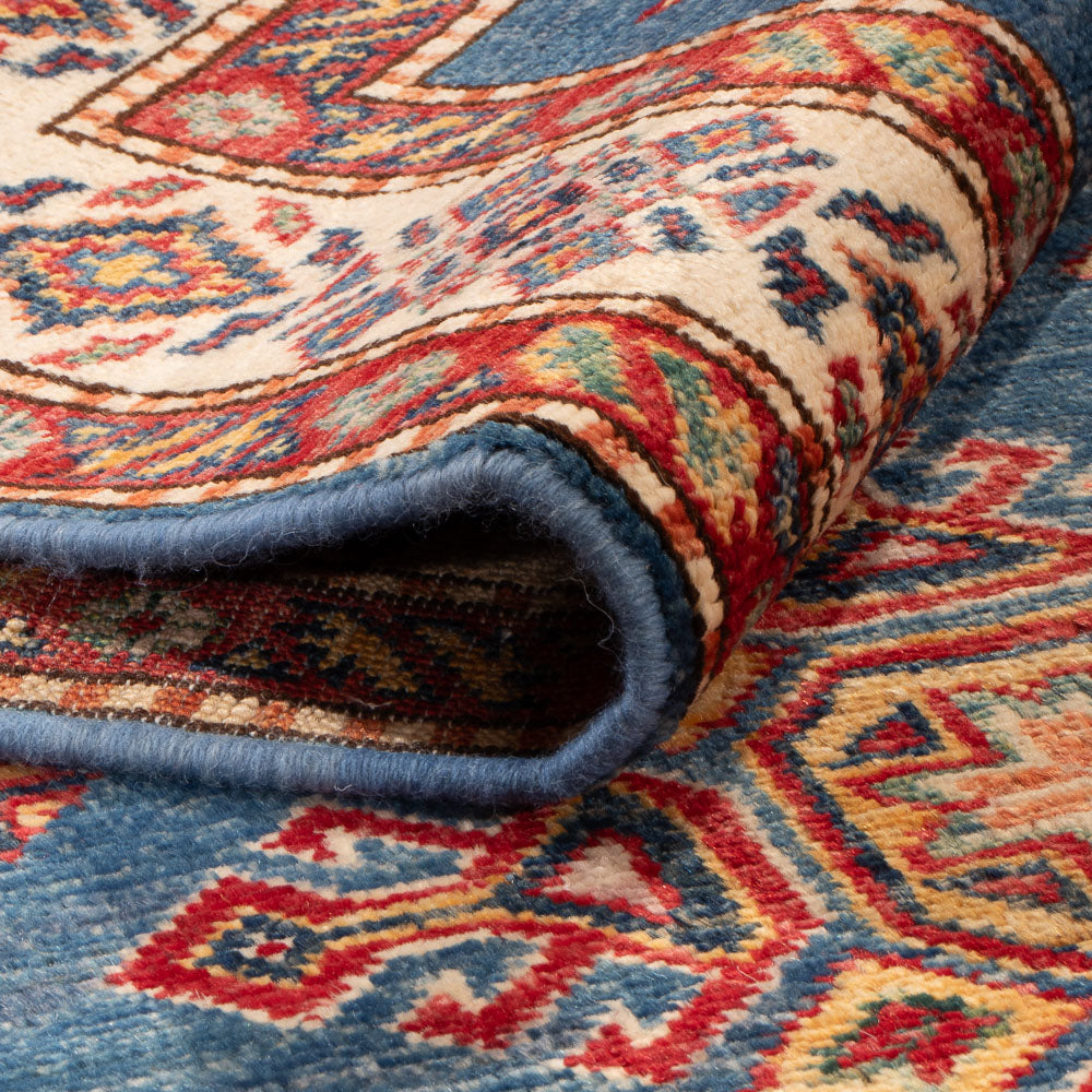 Dywan Ziegler - Kazak - 152 x 96 cm - niebieski