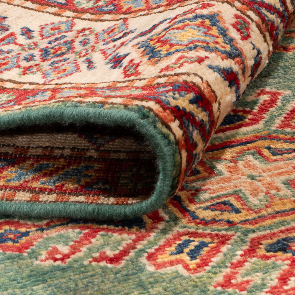 Dywan Ziegler - Kazak - 154 x 98 cm - zielona