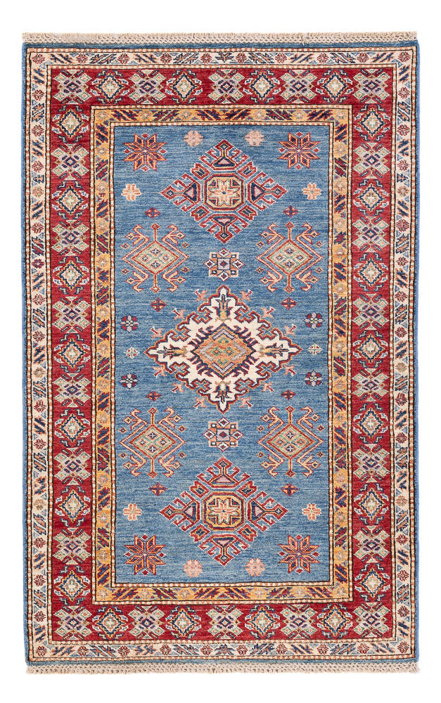 Dywan Ziegler - Kazak - 150 x 95 cm - niebieski