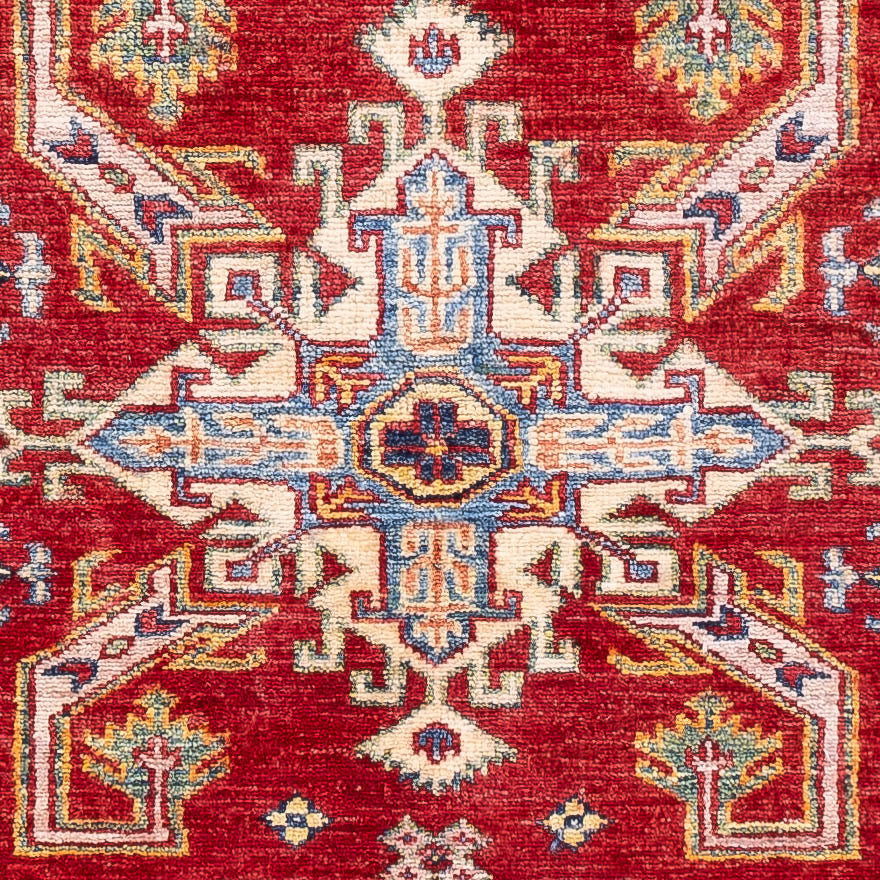 Dywan Ziegler - Kazak - 144 x 99 cm - czerwony