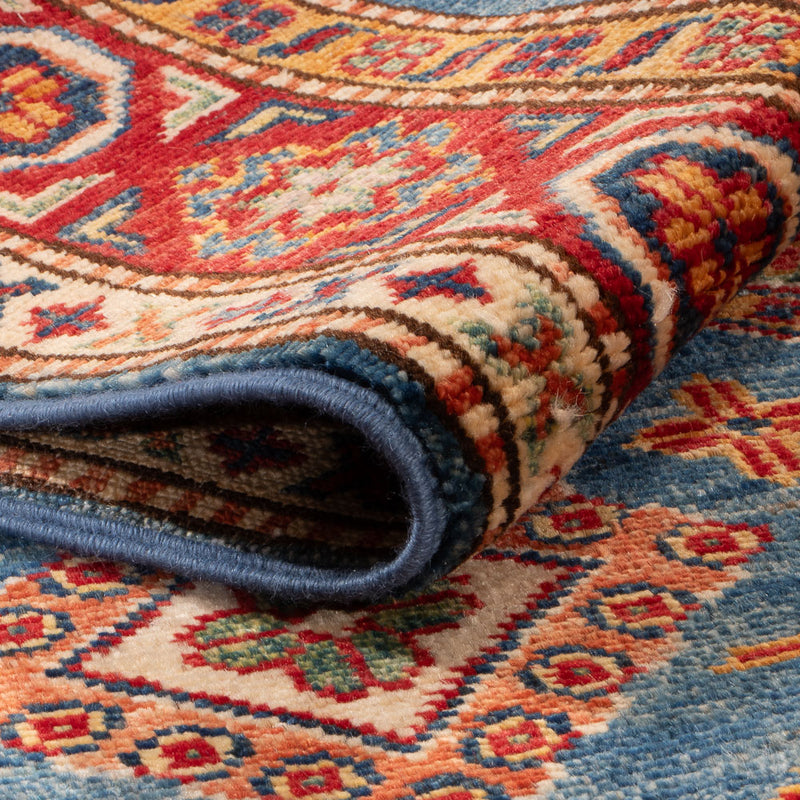 Dywan Ziegler - Kazak - 155 x 99 cm - niebieski